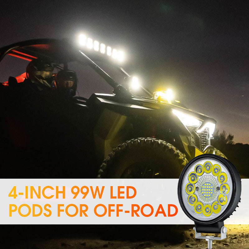 4-inch 99W LED Pod for Off-Road