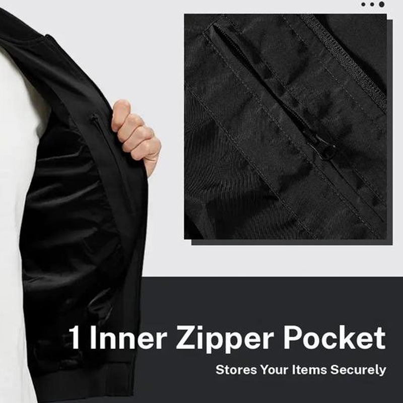 Men's Lightweight Bomber Jacket-💪Windproof and splash-proof