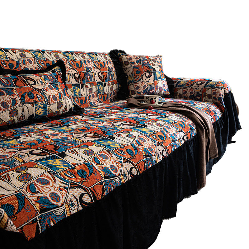 Universal Print All-Cover Sofa Slipcover