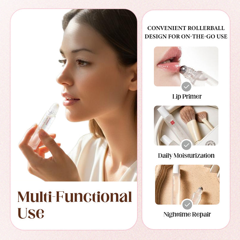 ✨ Rollerball Lip Oil for Hydration & Shine💋