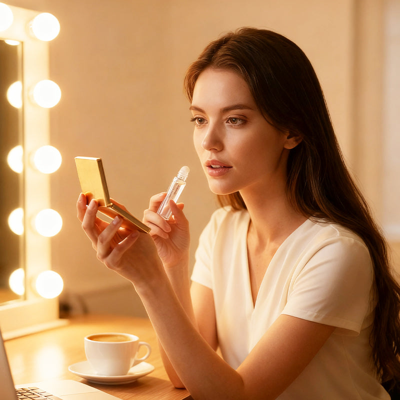 ✨ Rollerball Lip Oil for Hydration & Shine💋