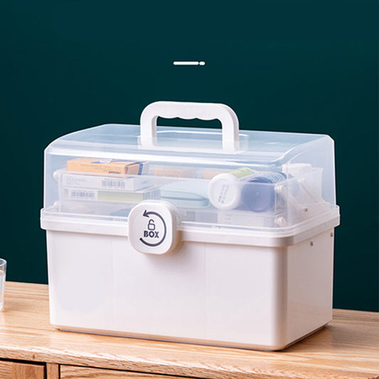 Household Multi-Tier Large Capacity Medicine Box