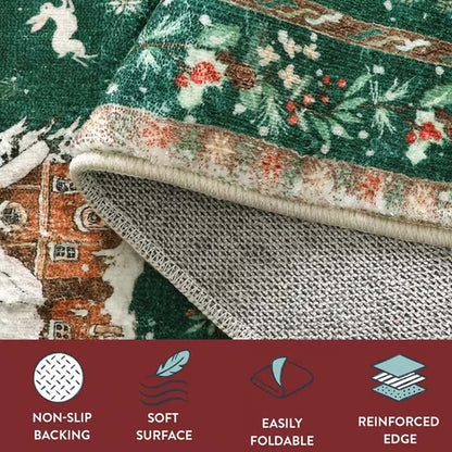 🦌🎄🎅Soft Non-Slip Christmas Rug For Home Decor🎁