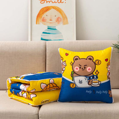 2-in-1 Stylish Soft Convertible Pillow Blanket