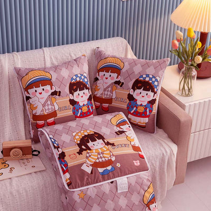 2-in-1 Stylish Soft Convertible Pillow Blanket