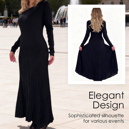 Women’s Elegant Long Sleeve Knit Dress