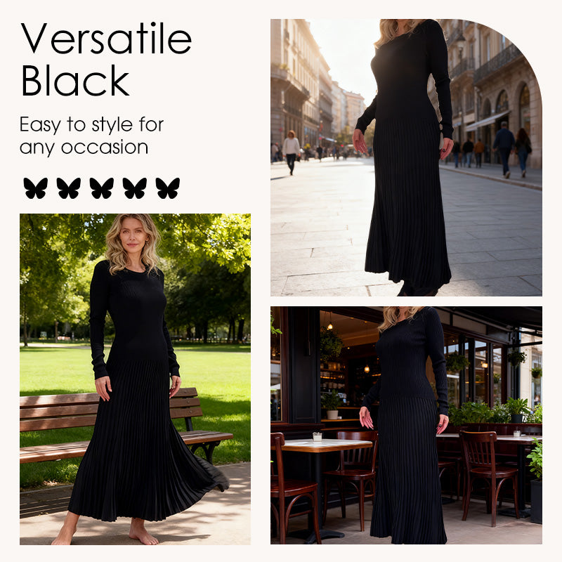 Women’s Elegant Long Sleeve Knit Dress