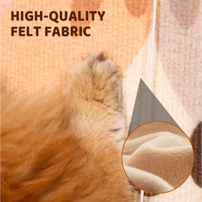 🐱🖼️ Wall-Mounted Scratching Post Without Drilling – Sustainable Felt, Built-in Toys & Space-Saving (Perfect for Scratching-Loving Cats!)