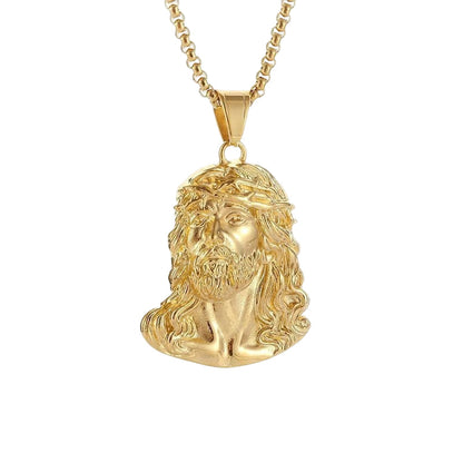 ✝️Best Gift✨Jesus Head Pendant Necklace