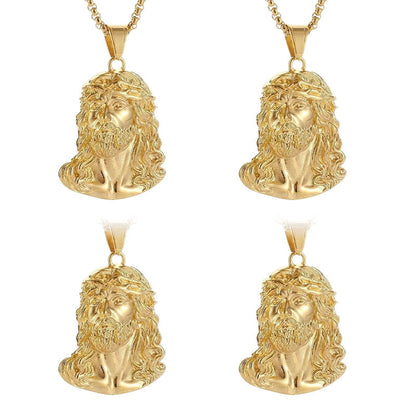 ✝️Best Gift✨Jesus Head Pendant Necklace
