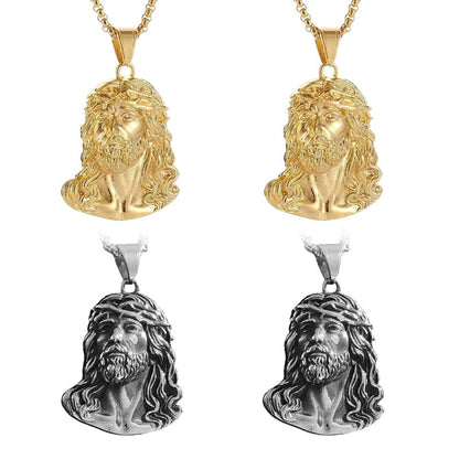 ✝️Best Gift✨Jesus Head Pendant Necklace