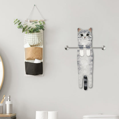 🎁LAST DAY SALE 50% OFF✨😺Cute Cat Hand Towel🐾