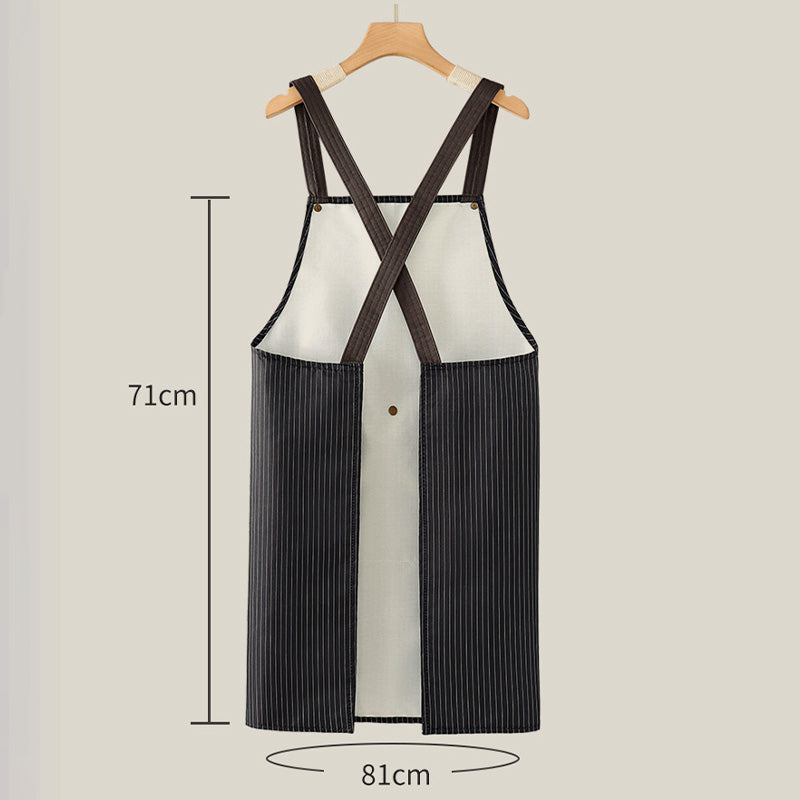 🔥Last day of the limited-time 50% off sale!🔥Cross-Back Waterproof Apron with Detachable Hand Towel