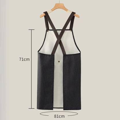 🔥Last day of the limited-time 50% off sale!🔥Cross-Back Waterproof Apron with Detachable Hand Towel