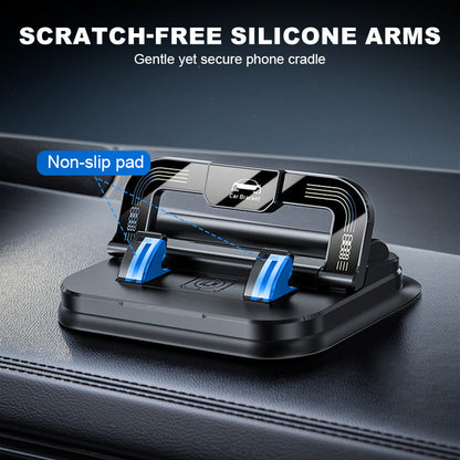 📱 50% OFF NOW! ✨ 360° Rotating Foldable Phone Holder - Universal Compatibility with Anti-Slip Base for Desk, Car & Travel Use 🚗💻