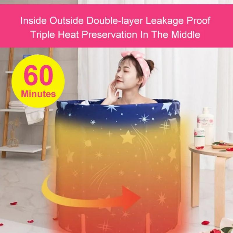 ⏳Free shipping - Heated foldable bathtub for home use