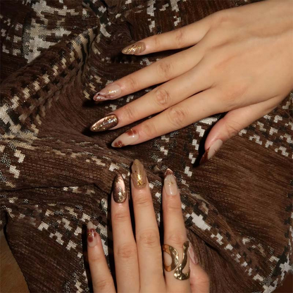 💥Christmas Sale 50% OFF💥30 PCS Handcrafted Almond Press-On Nails Set💅