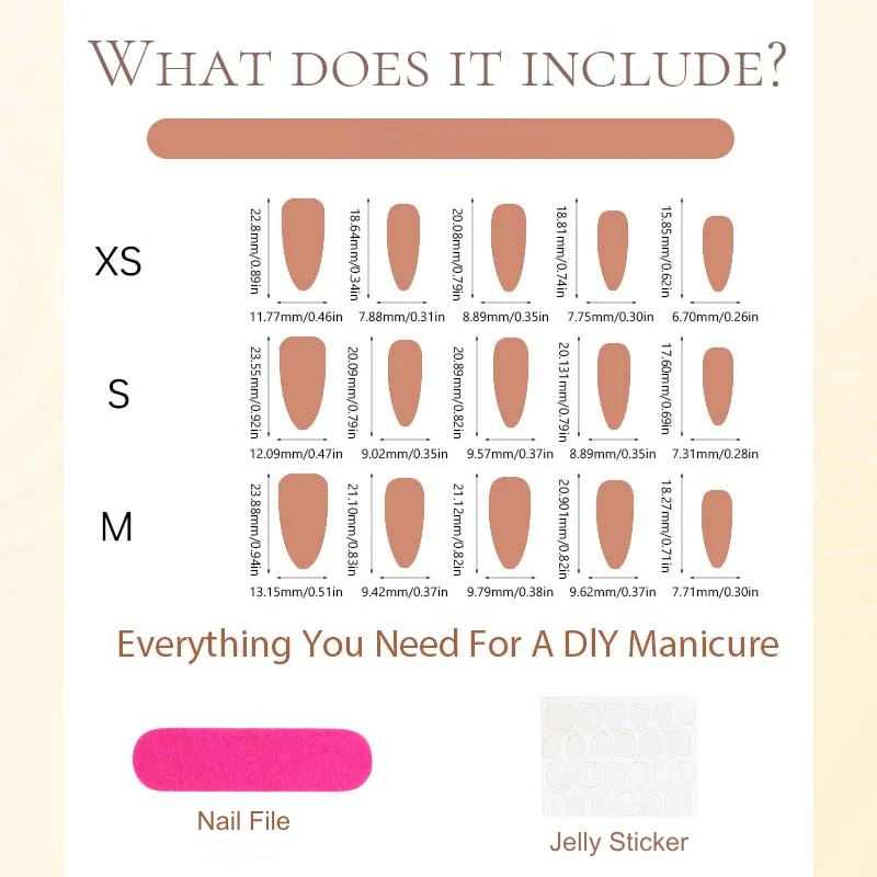 💥Christmas Sale 50% OFF💥30 PCS Handcrafted Almond Press-On Nails Set💅