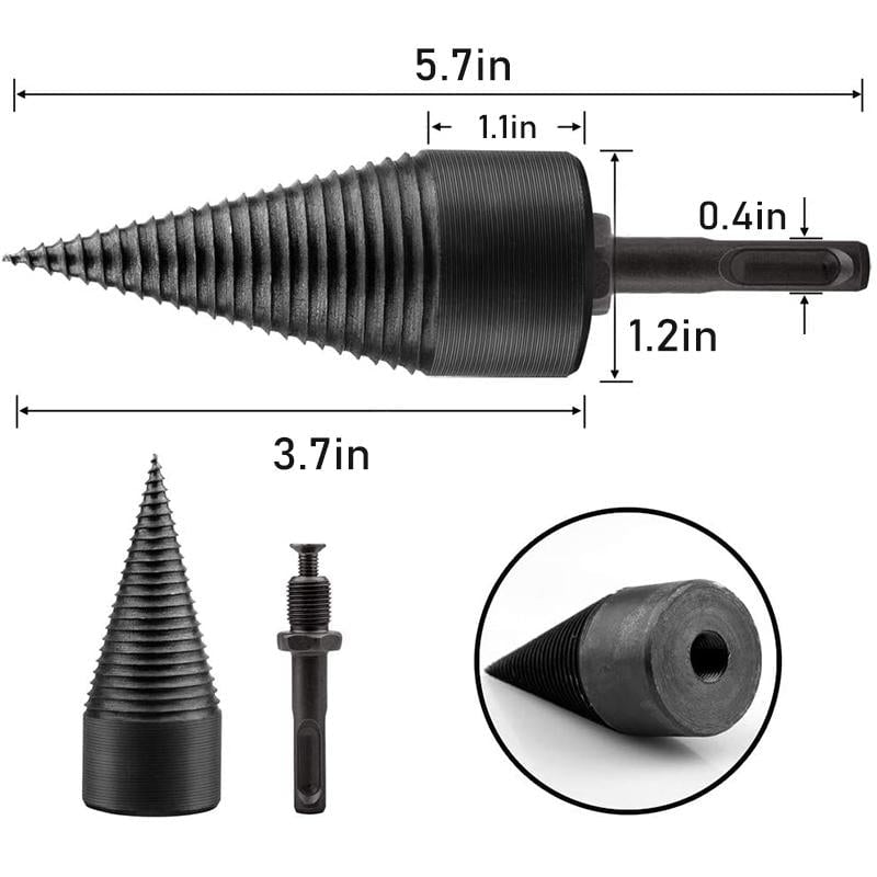 🎁Hot Sale 50% OFF⏳Hex Shank Firewood Drill Bit🪓😮