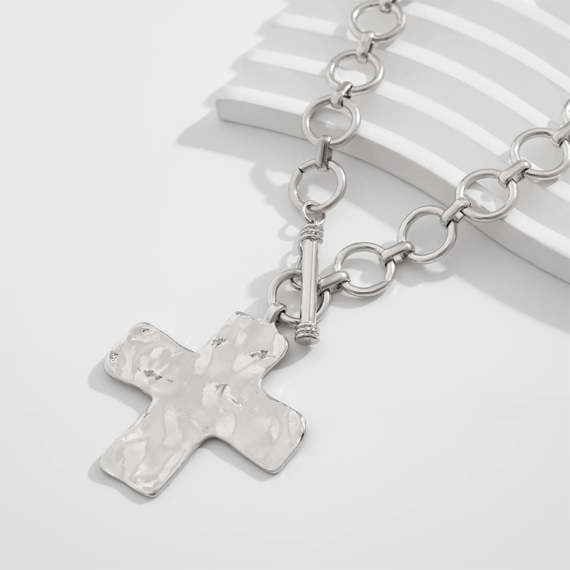 Vintage Eternal Cross Pendant Necklace