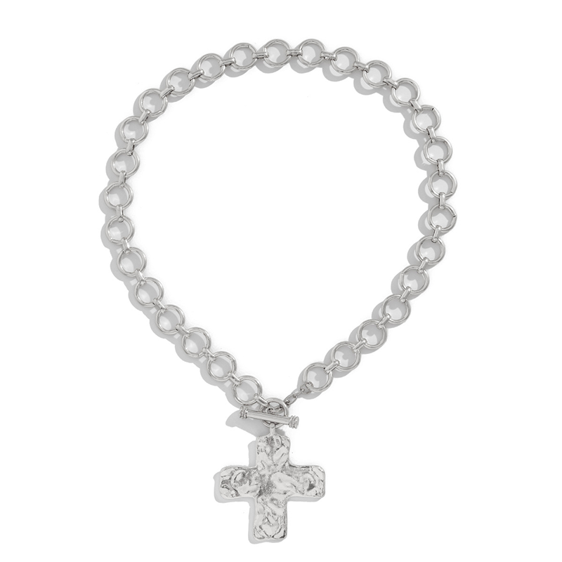 Vintage Eternal Cross Pendant Necklace