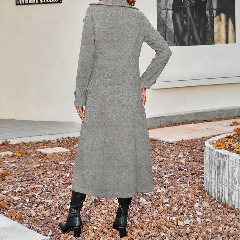 🎅BLACK FRIDAY SALE 50% OFF!!!🎄Women's Long Warm Double-Breasted Coat✨