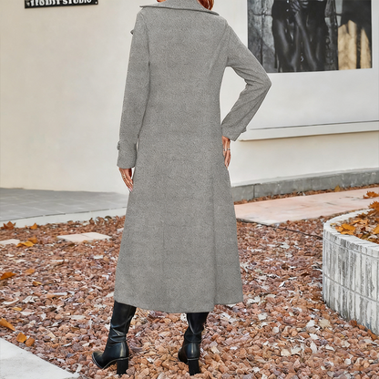 🎅BLACK FRIDAY SALE 50% OFF!!!🎄Women's Long Warm Double-Breasted Coat✨