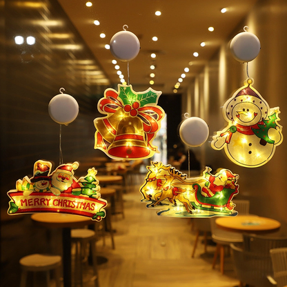 ⛄Christmas Pre-Sale 50% OFF🎄 Christmas Window Hanging Lights💡Christmas Window Hanging Lights