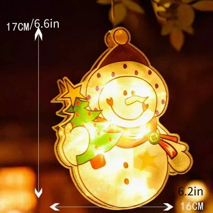 ⛄Christmas Pre-Sale 50% OFF🎄 Christmas Window Hanging Lights💡Christmas Window Hanging Lights
