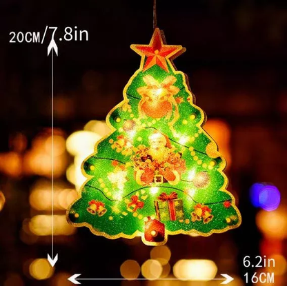 ⛄Christmas Pre-Sale 50% OFF🎄 Christmas Window Hanging Lights💡Christmas Window Hanging Lights