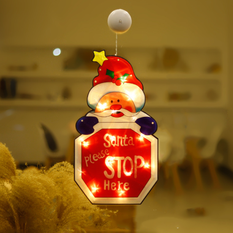⛄Christmas Pre-Sale 50% OFF🎄 Christmas Window Hanging Lights💡Christmas Window Hanging Lights