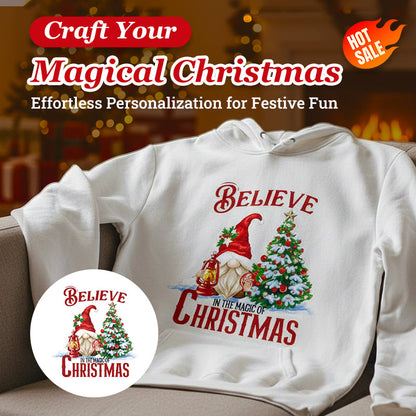 Christmas Themed Heat Transfer Sticker