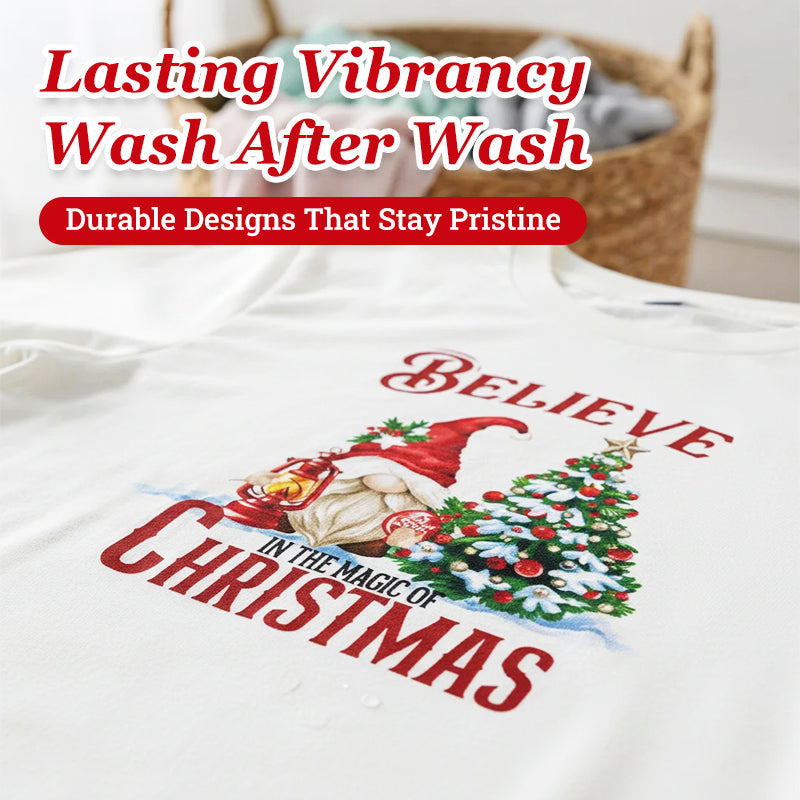 Christmas Themed Heat Transfer Sticker
