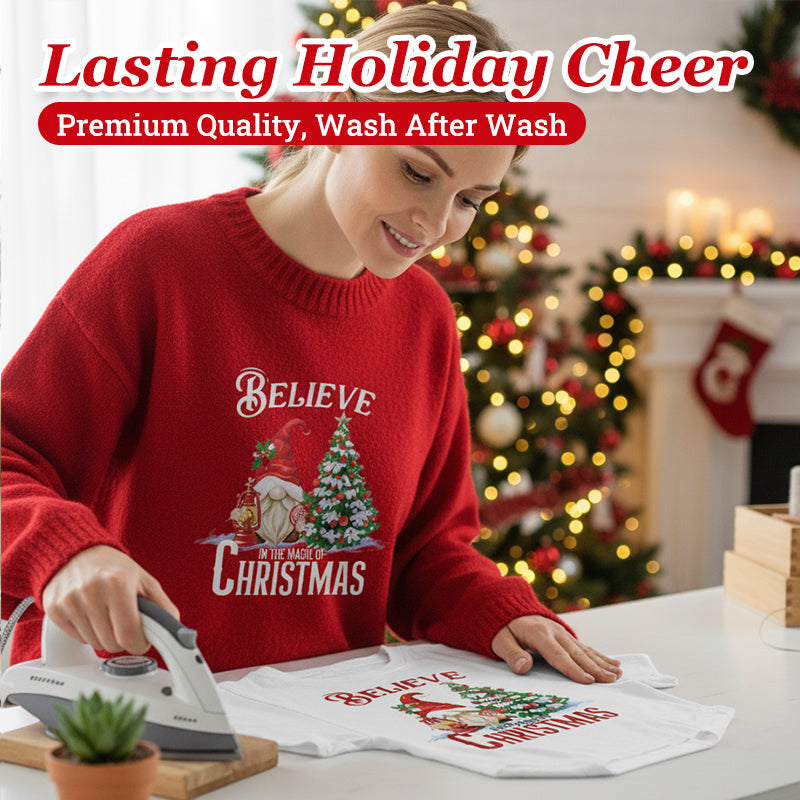 Christmas Themed Heat Transfer Sticker