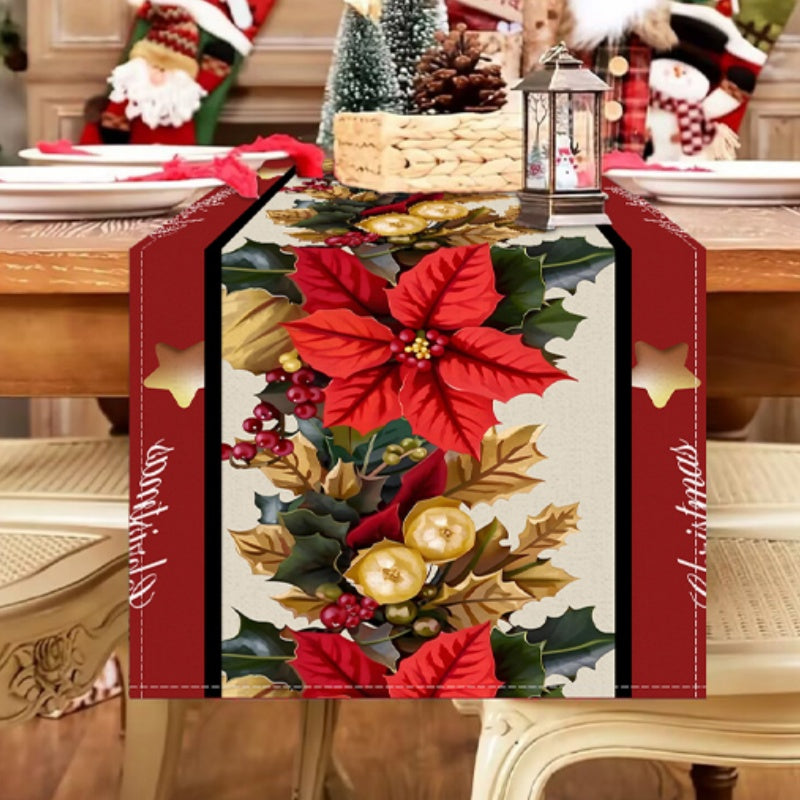 Decorative Christmas & Thanksgiving Table Runner