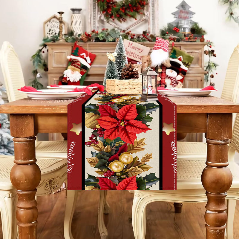 Decorative Christmas & Thanksgiving Table Runner