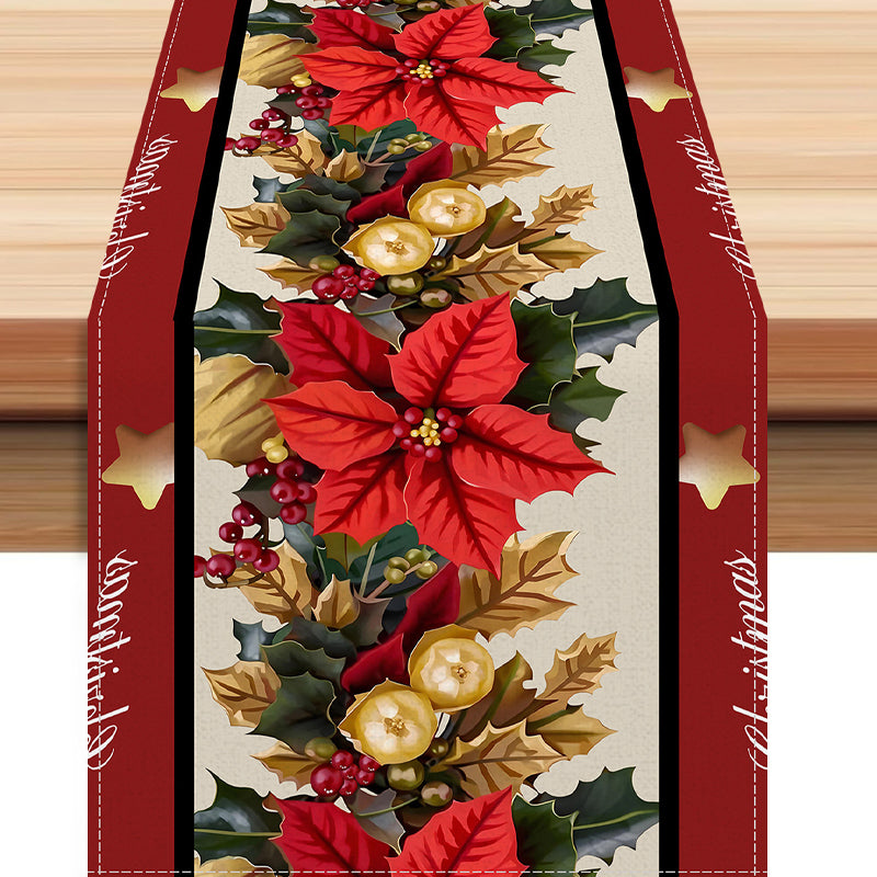 Decorative Christmas & Thanksgiving Table Runner