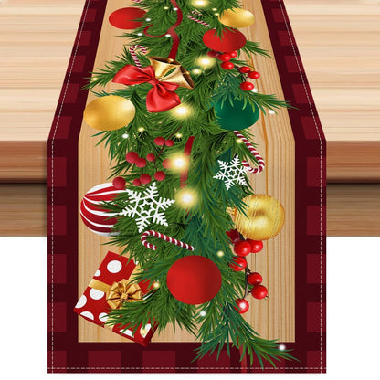 Decorative Christmas & Thanksgiving Table Runner