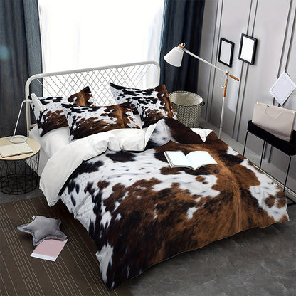 Cow Print Duvet Cover Set
