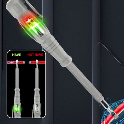 Dual-Use Screwdriver-Type Voltage Tester with Light Display