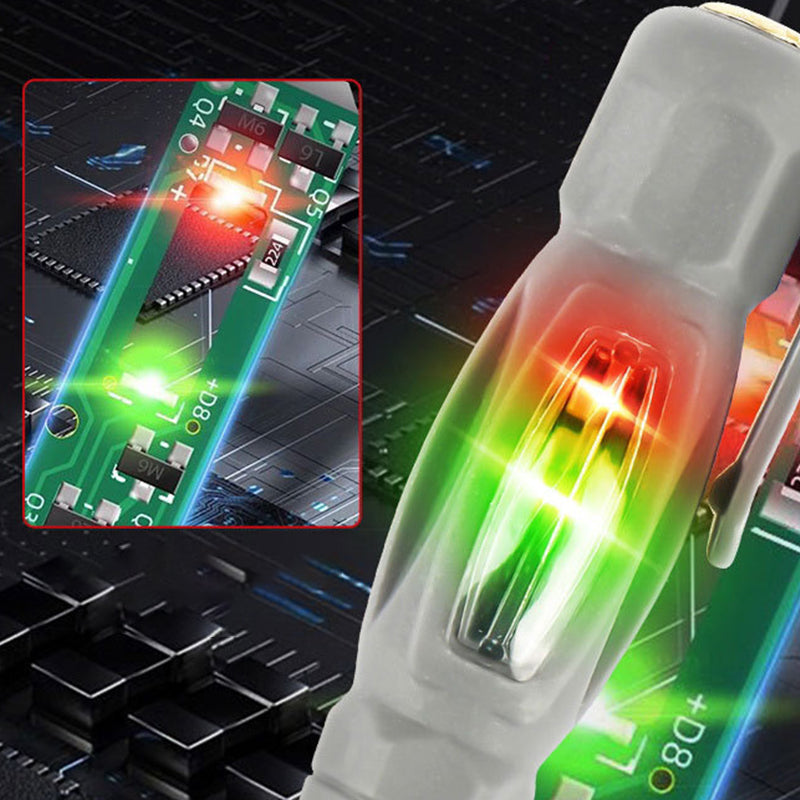 Dual-Use Screwdriver-Type Voltage Tester with Light Display