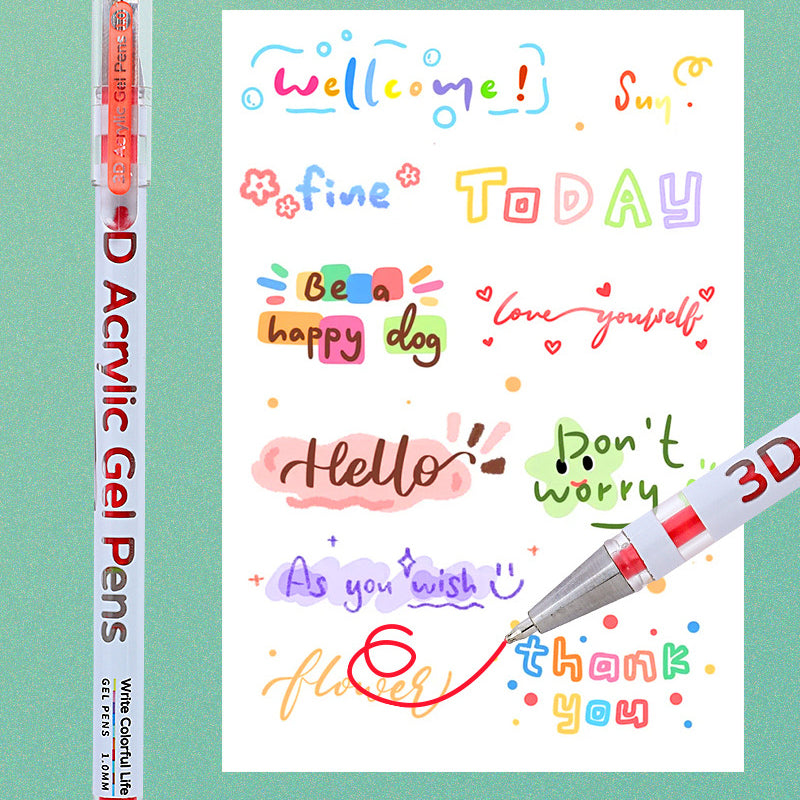 Multi-Color Gel Pen Set for Drawing & Coloring