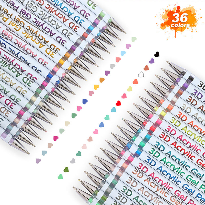 Multi-Color Gel Pen Set for Drawing & Coloring