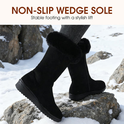 ⏳Limited-time 50% off⏰Women's Mid Calf Winter Boots👢