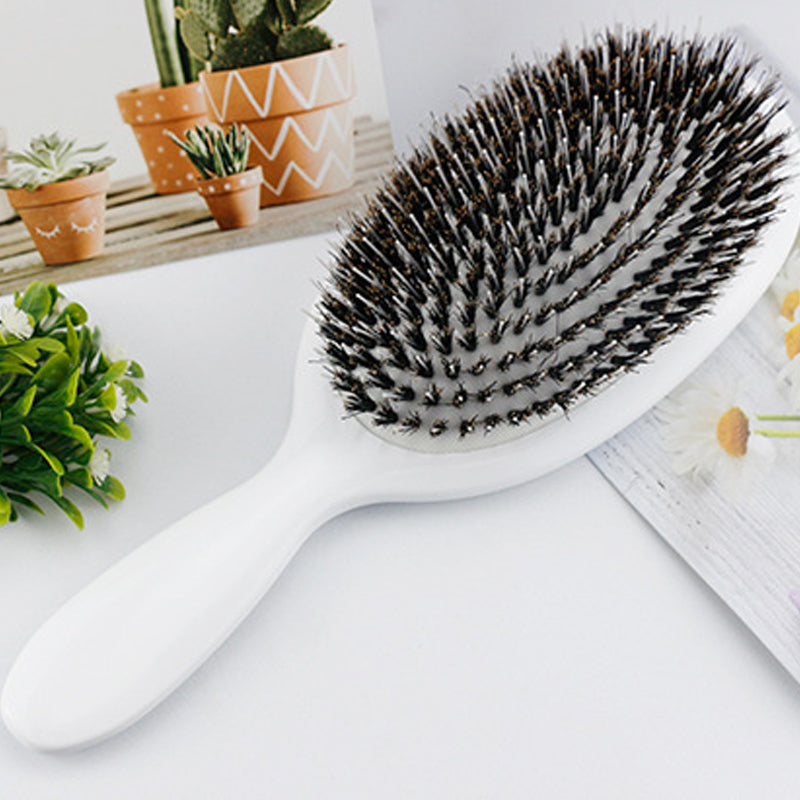 📢💥BLACK FRIDAY SPECIAL PRICE💖🔥Anti-Static Air Cushion Detangling Brush- Smoother, Stronger, Shinier Hair - Boar Bristle Brush