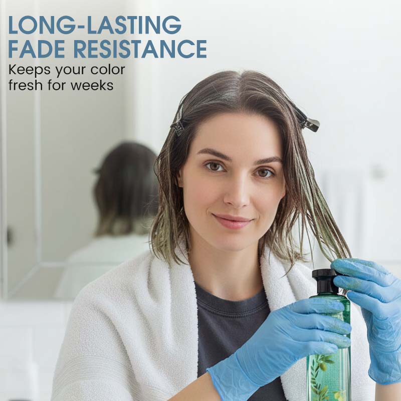 Long-Lasting Botanical Essential Oil Hair Dye