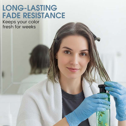 Long-Lasting Botanical Essential Oil Hair Dye