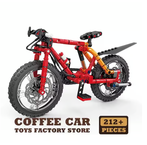 🌟🌟Cool Mountain Bike Building Block Set Creative Gift！