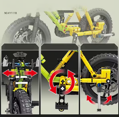 🌟🌟Cool Mountain Bike Building Block Set Creative Gift！