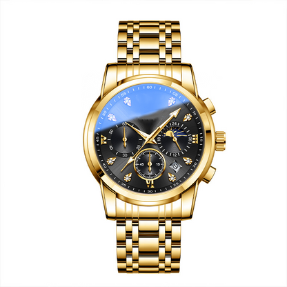Men's Multifunction Chronograph Watch with Calendar